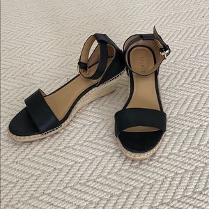 Black Espadrille Wedges